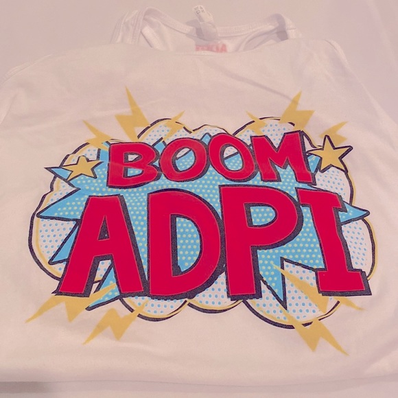 Alpha Delta Pi BOOM BOOM ADPI Tank Top - Picture 5 of 5